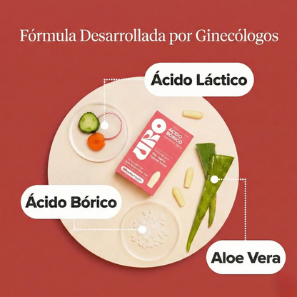 URO: Supositorio vaginal de ácido bórico