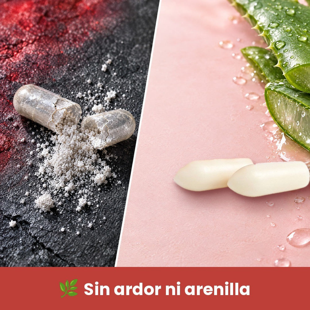 3. Se olvidan del ardor y la arenilla de las cápsulas comunes